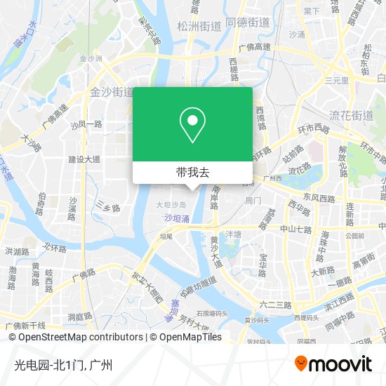 光电园-北1门地图