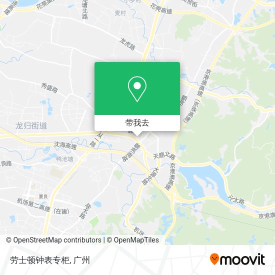劳士顿钟表专柜地图