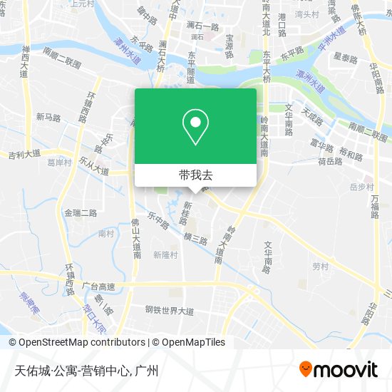 天佑城·公寓-营销中心地图