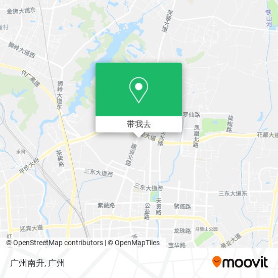 广州南升地图