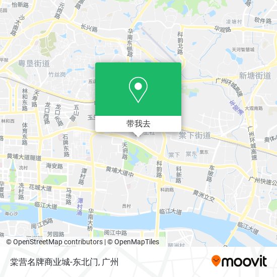 棠营名牌商业城-东北门地图
