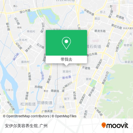 安伊尔美容养生馆地图