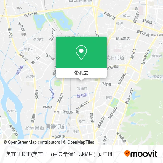 美宜佳超市(美宜佳（白云棠涌佳园街店）)地图
