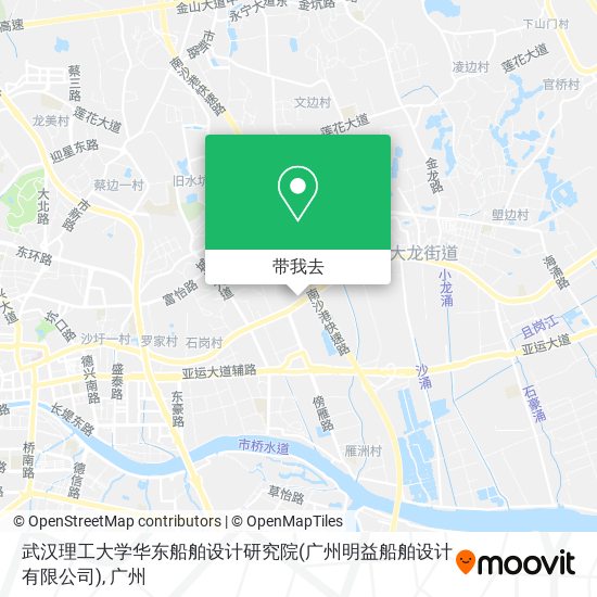 武汉理工大学华东船舶设计研究院(广州明益船舶设计有限公司)地图