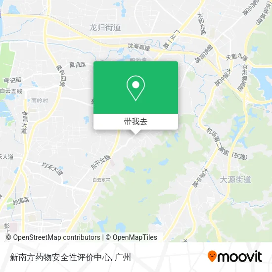 新南方药物安全性评价中心地图
