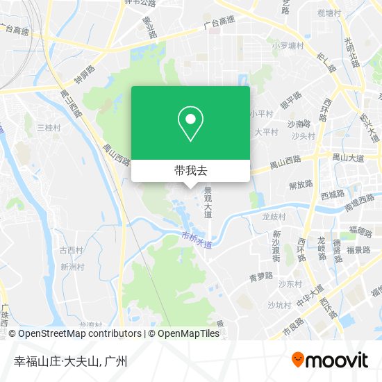 幸福山庄·大夫山地图