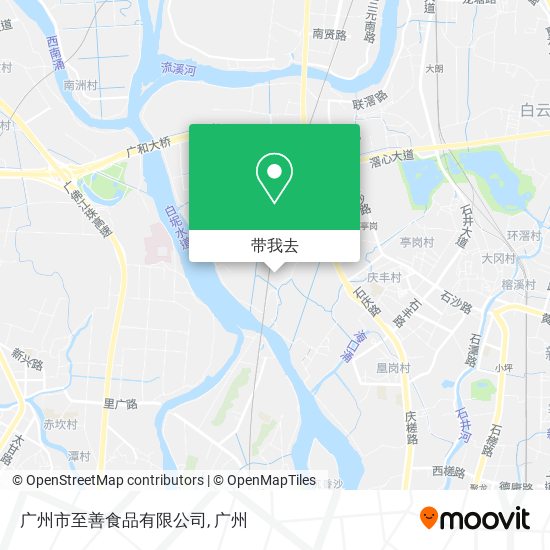广州市至善食品有限公司地图