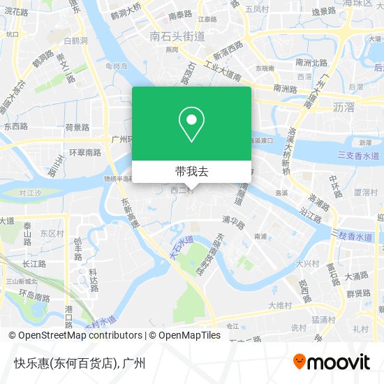 快乐惠(东何百货店)地图