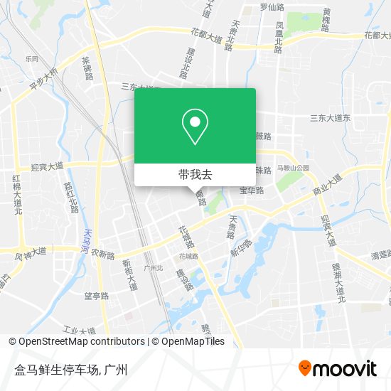 盒马鲜生停车场地图