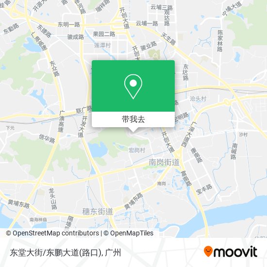 东堂大街/东鹏大道(路口)地图