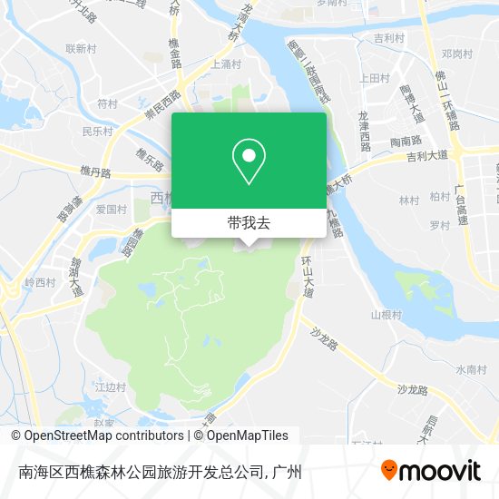 南海区西樵森林公园旅游开发总公司地图