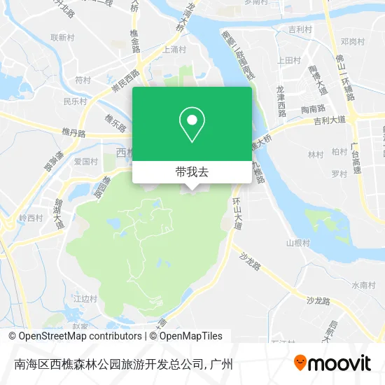 南海区西樵森林公园旅游开发总公司地图