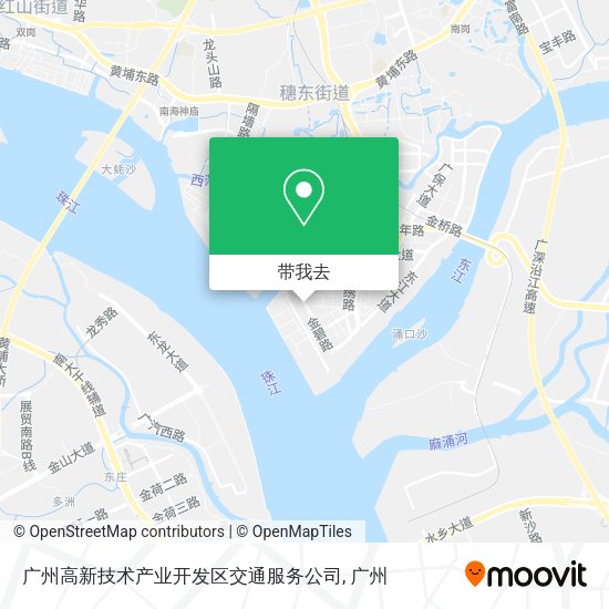 广州高新技术产业开发区交通服务公司地图