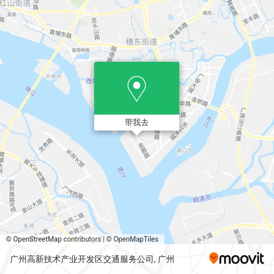 广州高新技术产业开发区交通服务公司地图