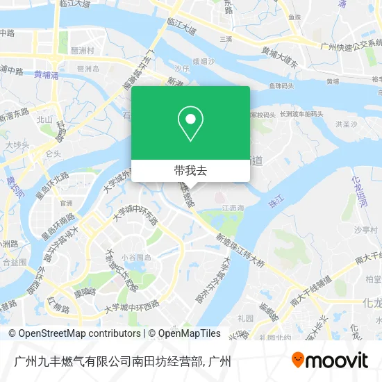 广州九丰燃气有限公司南田坊经营部地图