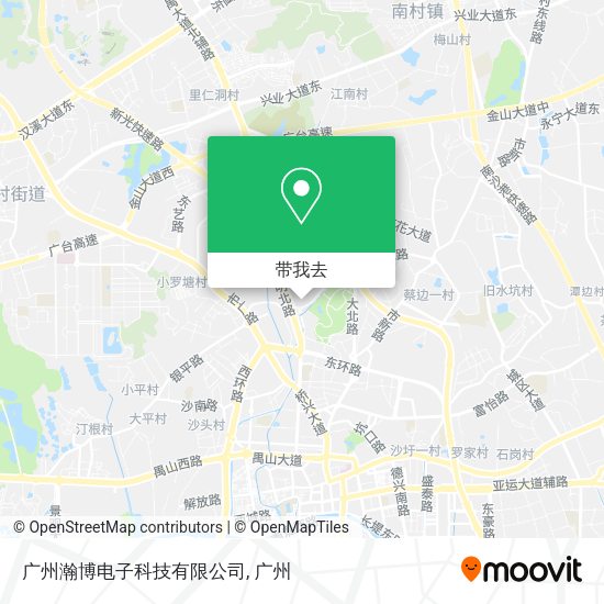 广州瀚博电子科技有限公司地图