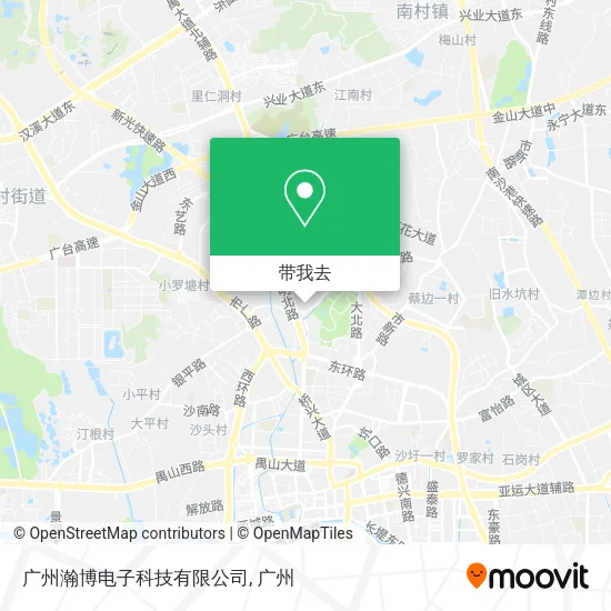 广州瀚博电子科技有限公司地图