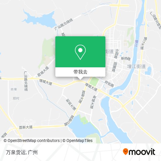 万泉货运地图