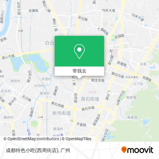 成都特色小吃(西周街店)地图