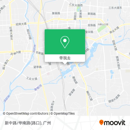 新中路/华南路(路口)地图