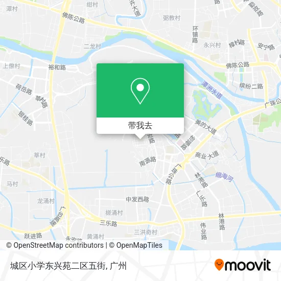 城区小学东兴苑二区五街地图