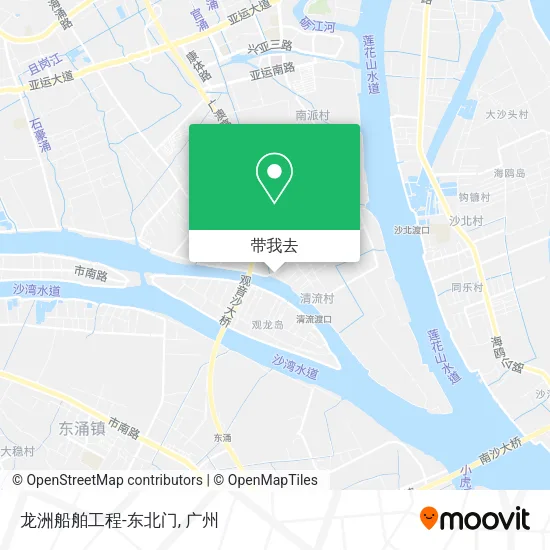 龙洲船舶工程-东北门地图