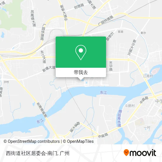 西街道社区居委会-南门地图