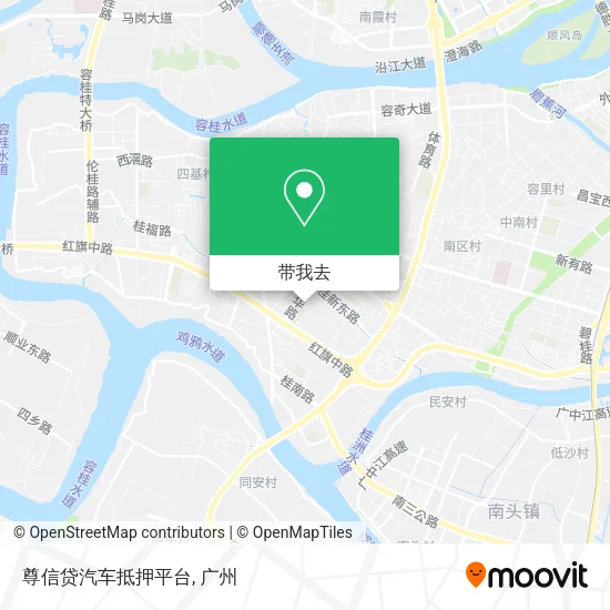 尊信贷汽车抵押平台地图
