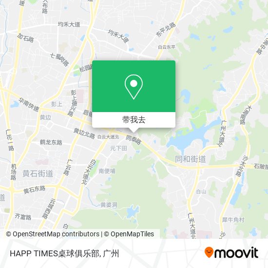 HAPP TIMES桌球俱乐部地图