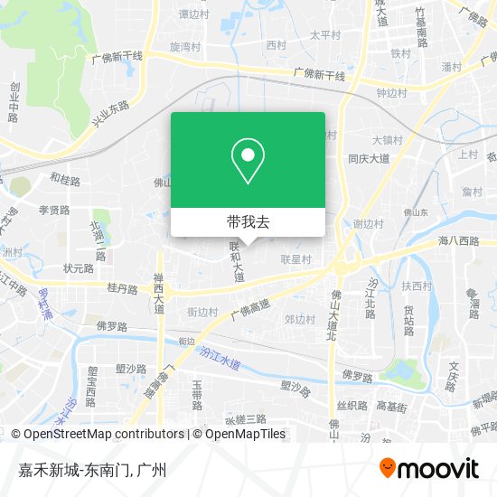嘉禾新城-东南门地图