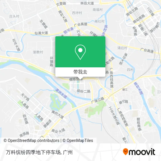 万科缤纷四季地下停车场地图