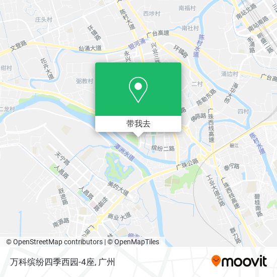 万科缤纷四季西园-4座地图