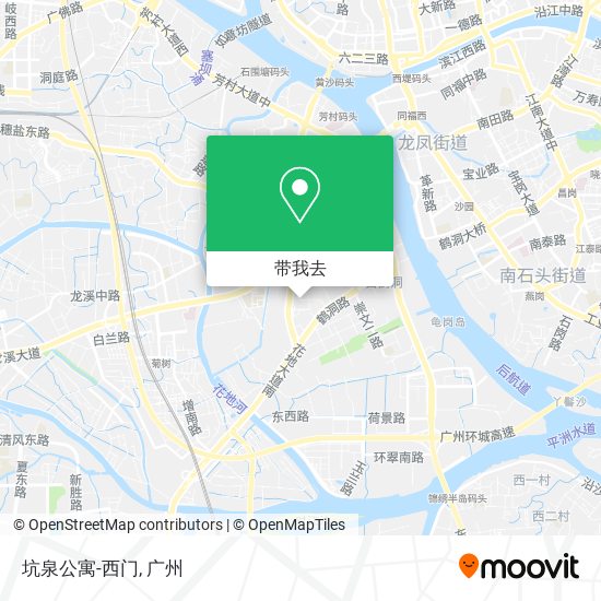 坑泉公寓-西门地图