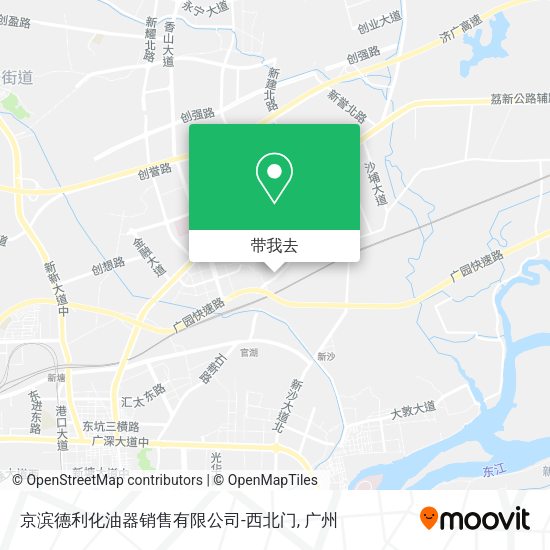 京滨德利化油器销售有限公司-西北门地图