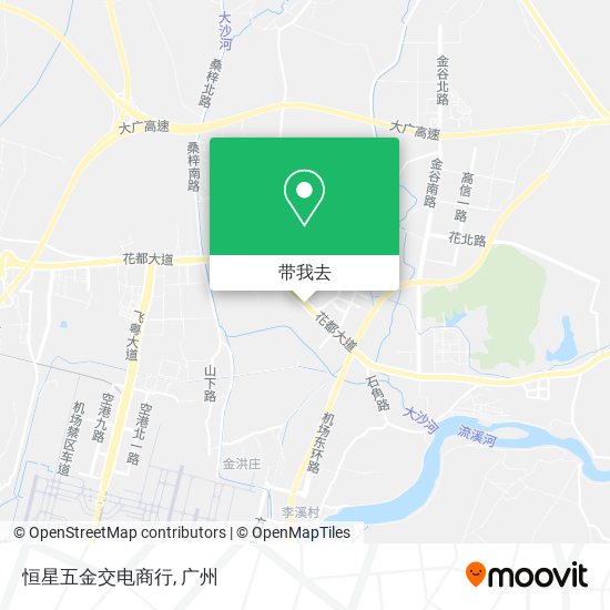 恒星五金交电商行地图