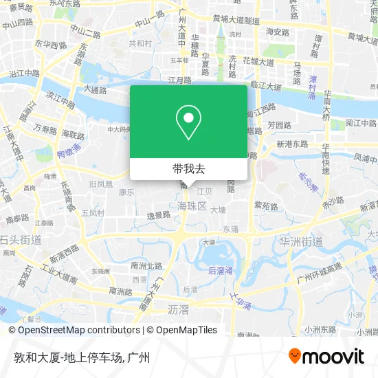 敦和大厦-地上停车场地图