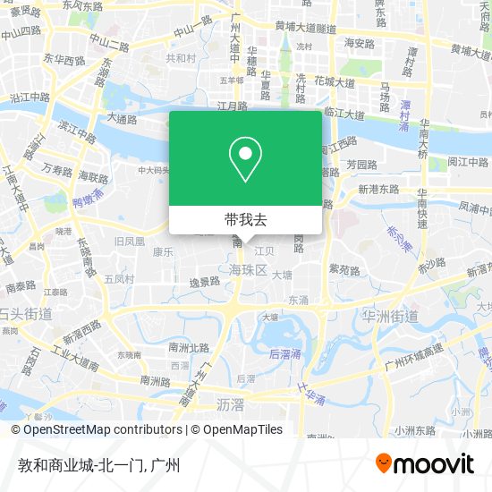 敦和商业城-北一门地图