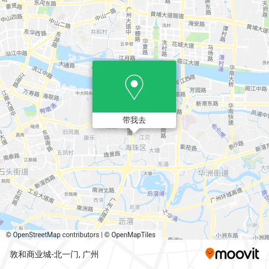 敦和商业城-北一门地图
