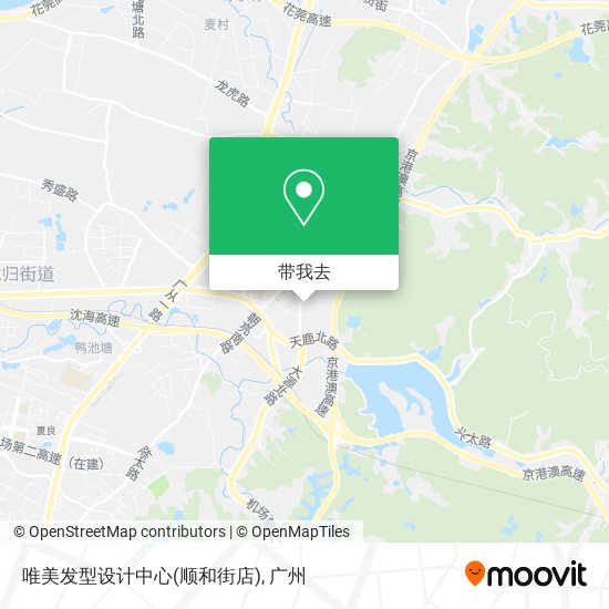 唯美发型设计中心(顺和街店)地图