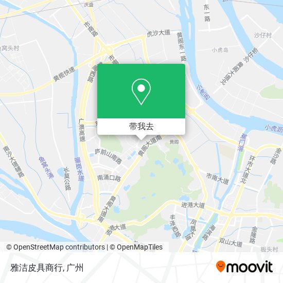 雅洁皮具商行地图