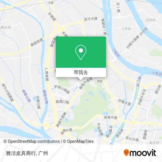 雅洁皮具商行地图