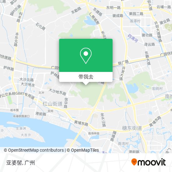 亚婆髻地图
