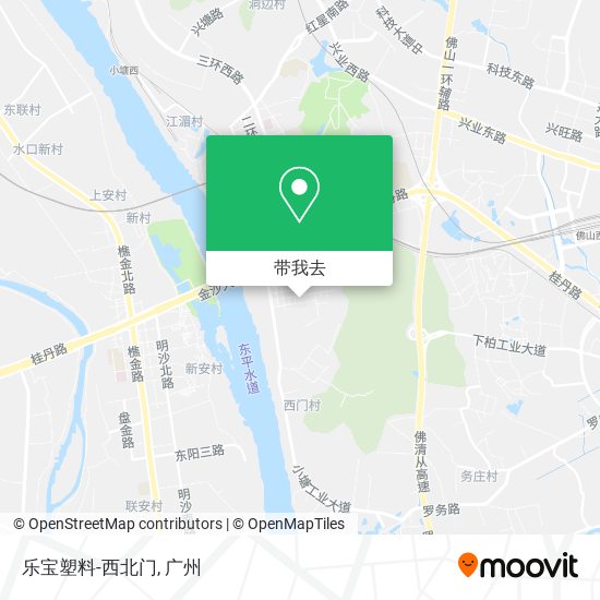 乐宝塑料-西北门地图