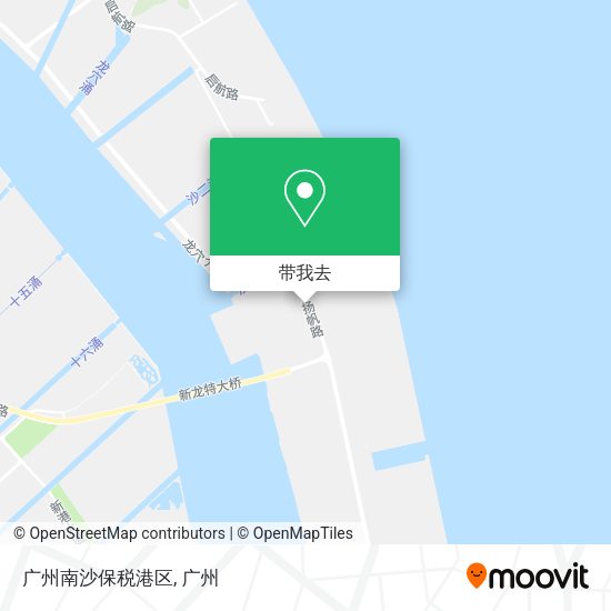 广州南沙保税港区地图