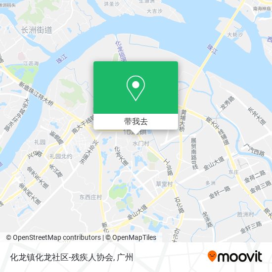 化龙镇化龙社区-残疾人协会地图