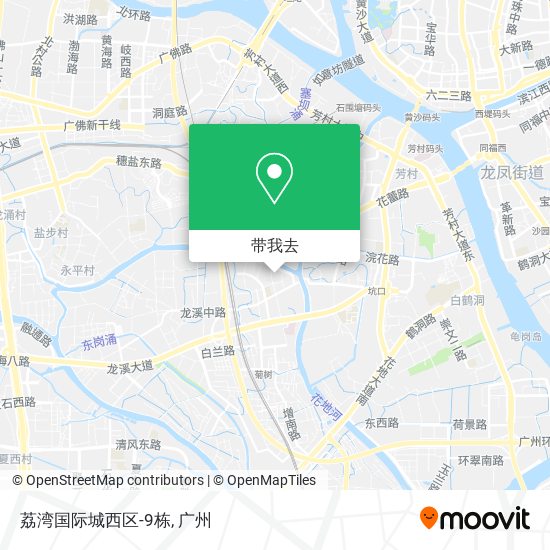 荔湾国际城西区-9栋地图
