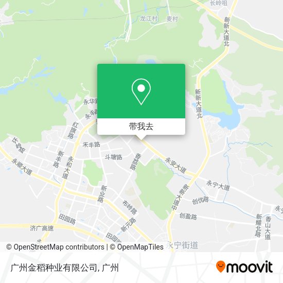 广州金稻种业有限公司地图