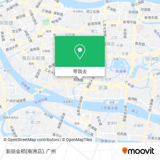 新囍金稻(南洲店)地图