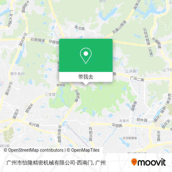 广州市怡隆精密机械有限公司-西南门地图
