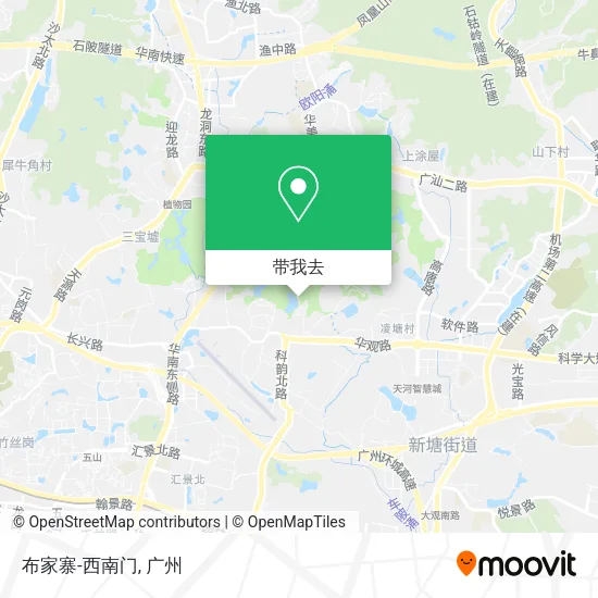 布家寨-西南门地图